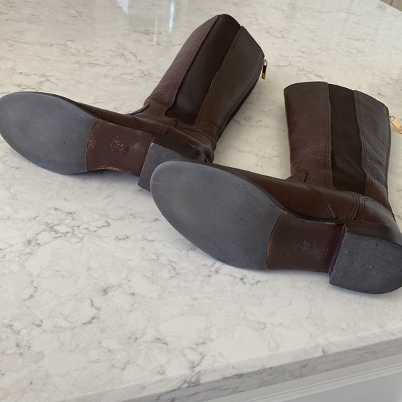 Tory Burch Christy Brn Leather Riding  boot 7.5 - Picture 6 of 6